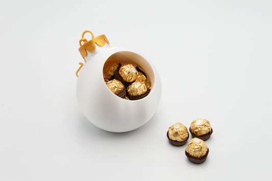 Weihnachtskugel für Pralienen