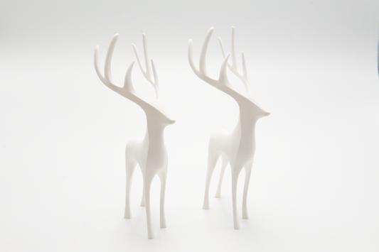 Moderne Skultpur als Hirsch